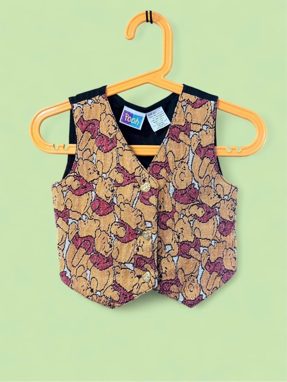 Vintage Disney Pooh Vest 2t